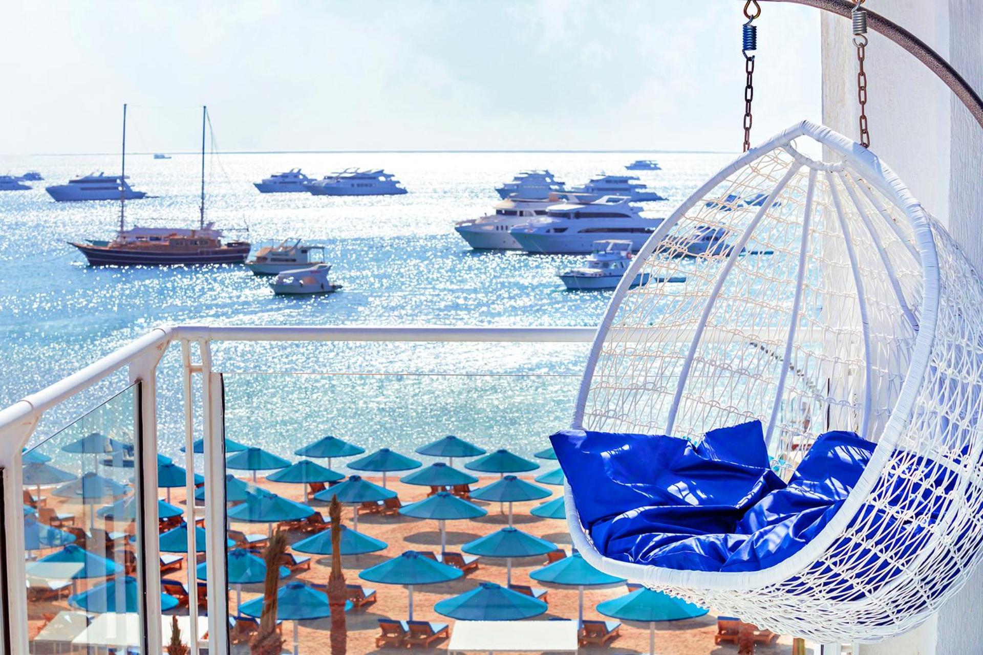 Pickalbatros Blu Spa Resort - Adults Friendly 16 Years Plus- Ultra All-Inclusive Hurghada Exterior photo View from the hotel