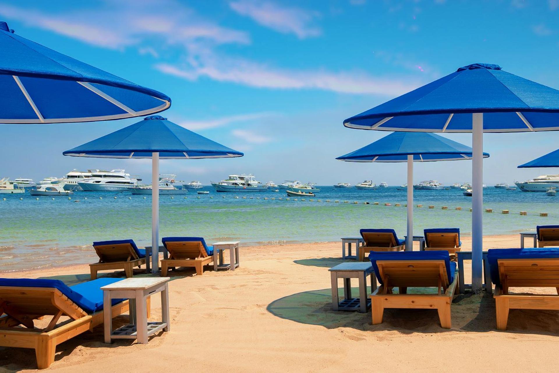 Pickalbatros Blu Spa Resort - Adults Friendly 16 Years Plus- Ultra All-Inclusive Hurghada Exterior photo Beach at the InterContinental